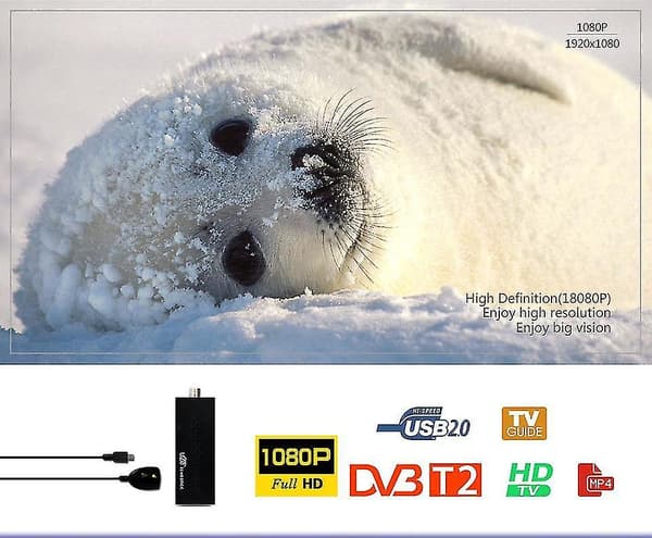 [LCS]U2C T2 105 DVB-T DVB-T2 1080P HD TV-modtager Stick Set Top Box