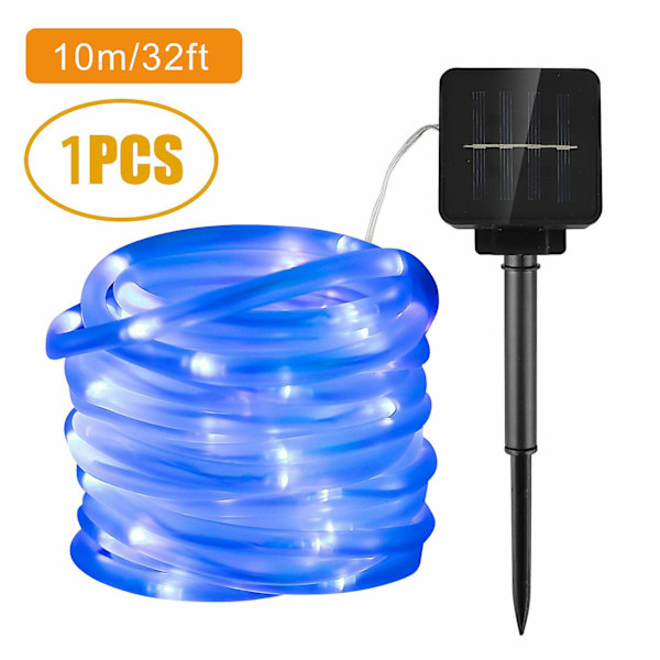 Jouluvalot aurinkokennolla, keijuvalot Blue - 1PC
