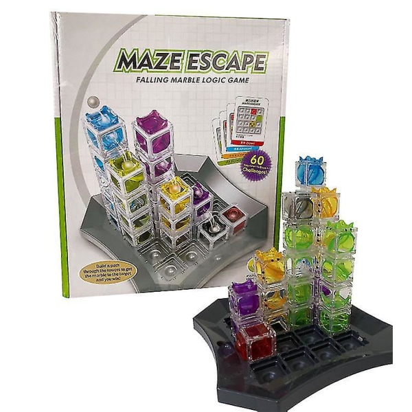 Gravity Maze Marble Run Hjärnspel Och STEM-leksak För Pojkar Och F