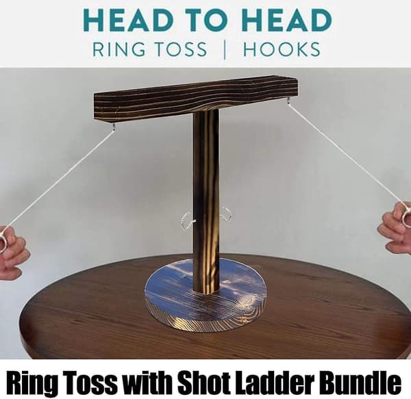 [LCS]Kroker Ringkastspill med Shot Ladder Bundle Brun (Brun)