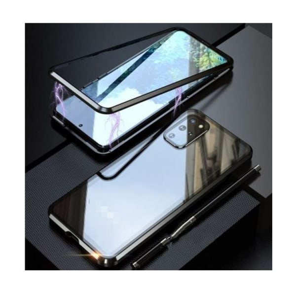 Samsung Galaxy S20 magnetiskt härdat case Svart