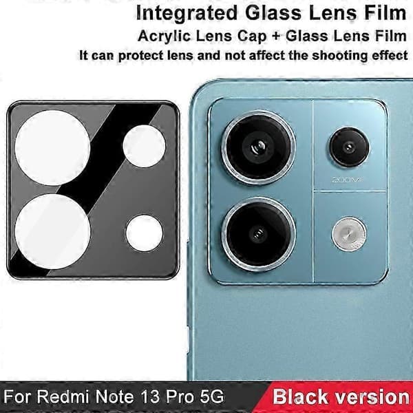 Sort version imak High-Definition Integreret Glaslinsefilm Kamera Not Specified For Xiaomi Redmi Note 13 Pro 5G