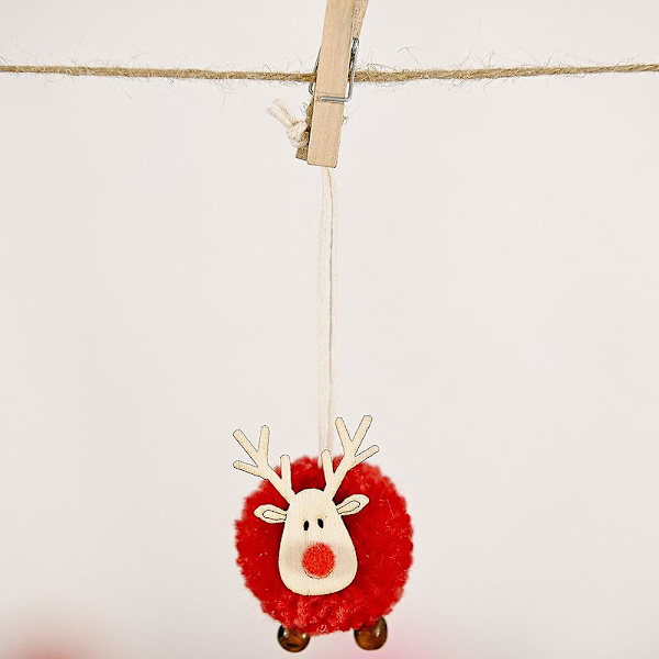 God Jul Dekoration För Hemmet Nyår Julgirlang Julgransprydnader Juldocka Red