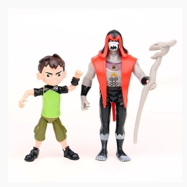 9 stk. Ben10 Actionfigur Leke sett Fire Arms Leker