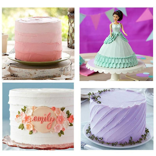 Kage Fondant Bage Tilbehør Ekstra Stor Rustfri Stål Dyser