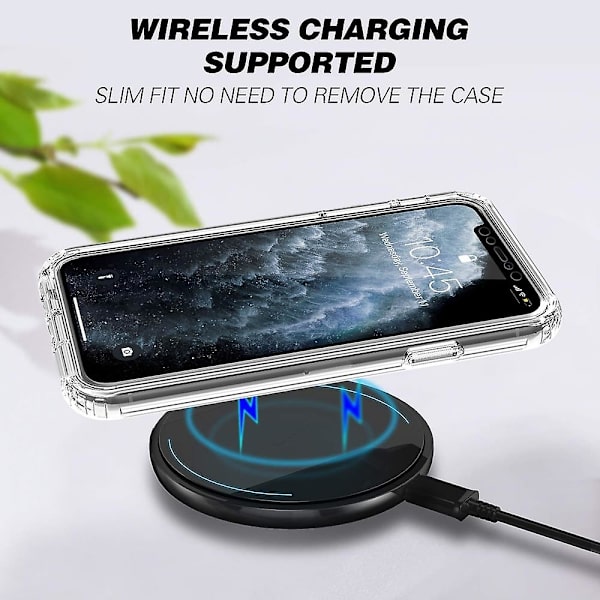 Skärmskydd Silikonfodral Kompatibelt med Iphone 11 Pro Xs Max X Xr 8 Plus 7 6s 6 Se2 Stötsäkert Mobilskal Kompatibelt med Iphone 12 Mini