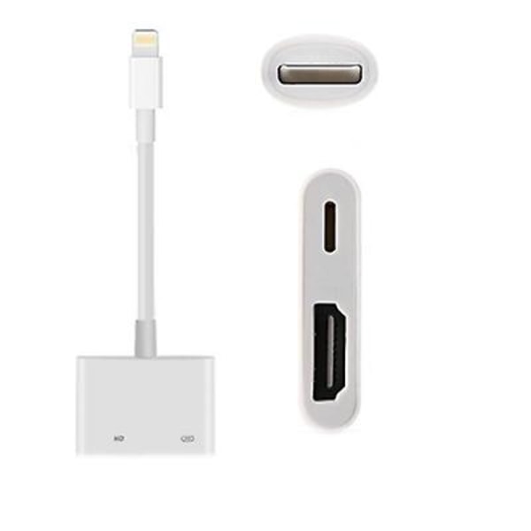 Lightning–HDMI-näytönpeilauskaapeli, tukee IOS 12/13 -käyttöjärjestelmiä