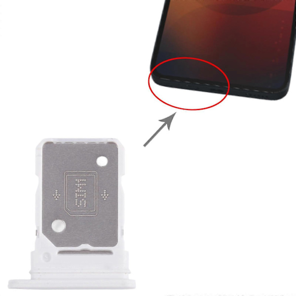 [LCS]För Nothing Phone 3A SIM-kortsfack + SIM-kortsfack White
