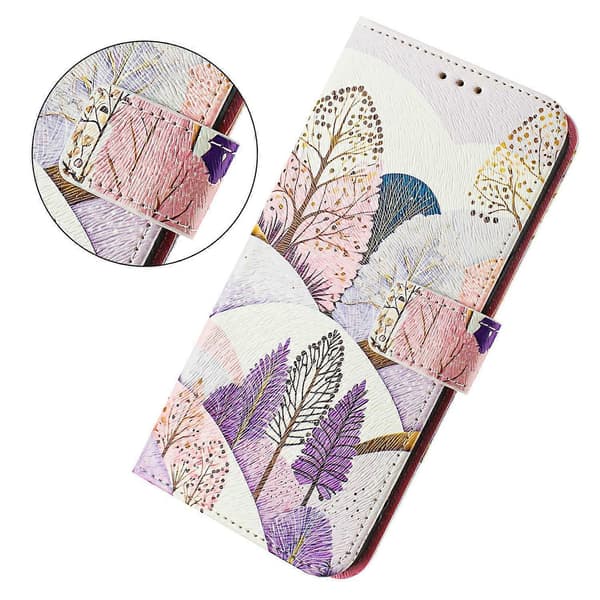 [LCS]Till Samsung Galaxy A26 5G Fodral Mönstertryck Plånboksfodral med Rem Multicolor Landscape