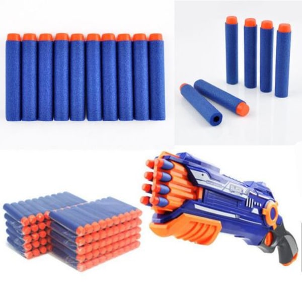 100 kpl Täyttöpatruunoita / Luoteja / Tikkoja Nerf N-Strike Elite -sarjaan