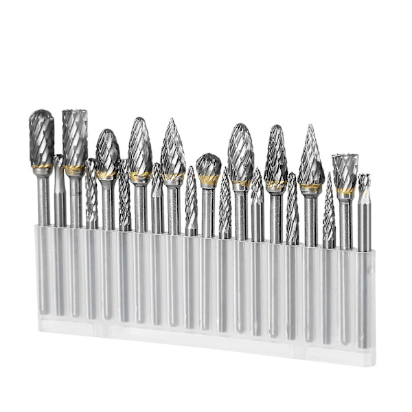 20 stk. Wolframkarbid-Slibhoveder til Die Grinder Rotationsbor