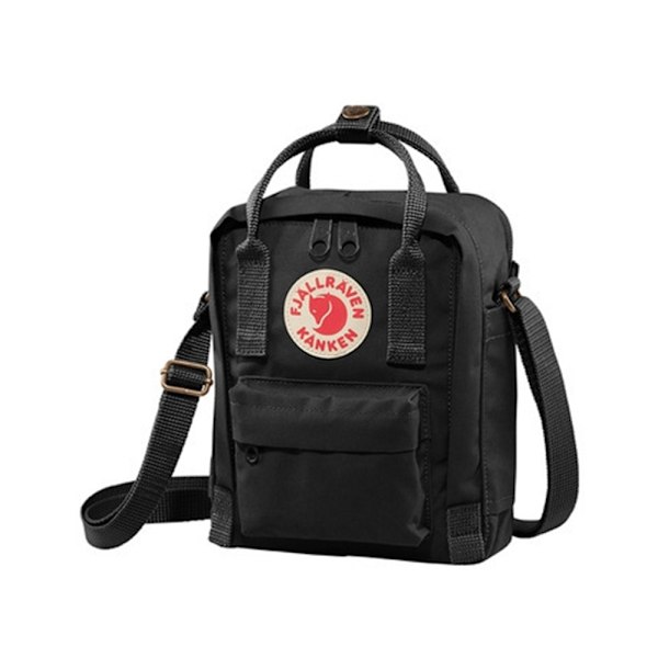 Dam Herr Utomhus Canvas Crossbody Väska Midjeväska Sportväska för Träning Resor Löpning Vandring Cykling, Vattentät Black