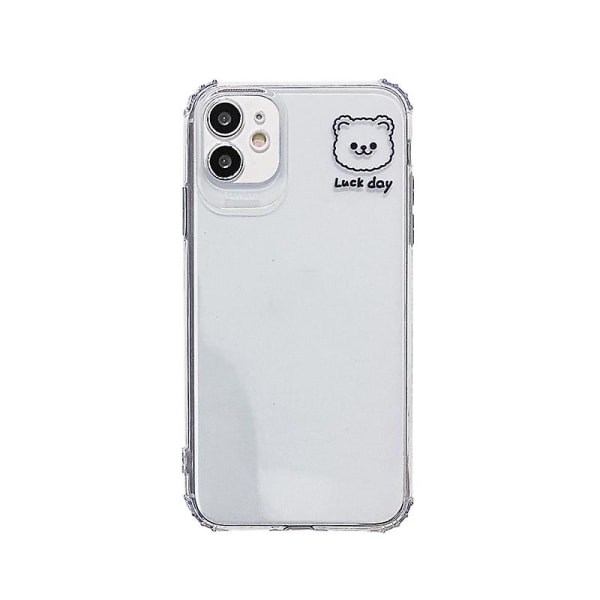2 stk. blødt, transparent etui til iPhone 12 11 X Xr 8 7 6 Plus iPhone 11 Pro