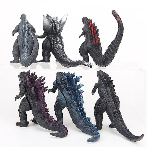 6 kpl Godzilla Hirviö/Teräsmies/Dinosaurus/Godzilla Hirviöplaneetta Nukkelahja Lelut