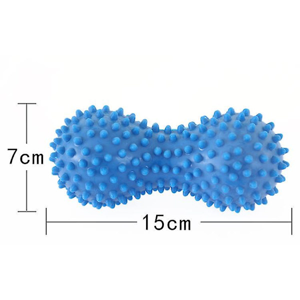 Jordnötsmassageboll, Fasciaboll Relax Muskler blue