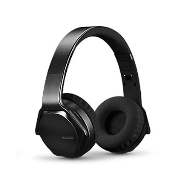 Bluetooth Hodetelefoner, trådløse hodetelefoner med mikrofon black