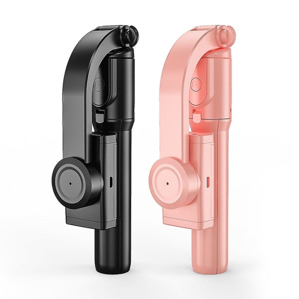 Handhållen stabilisator R5 stabilisator Telefon Selfie Stick Utdragbart stativ Monopod för livesändning Bluetooth fjärrkontroll Black
