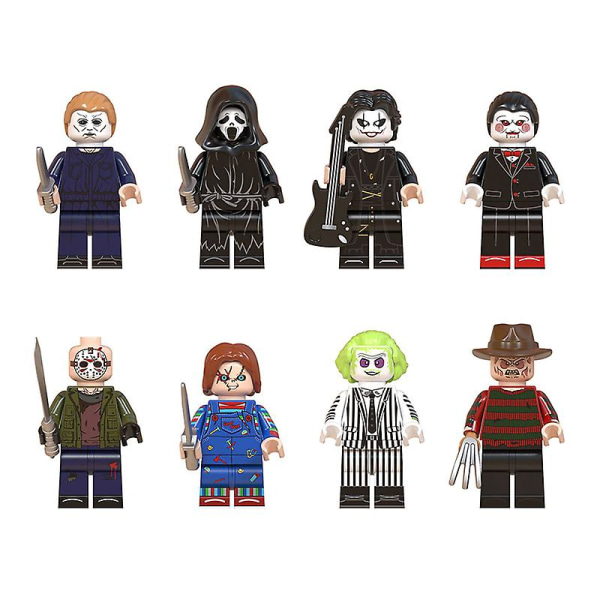 Dockleksaker Halloween Skräckdockor Tecknad Dekoration Modell Figur Docka För Pojkar Och Flickor WM844