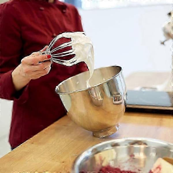 KitchenAid 5QT 5K5SS 5KPM5 5 Quart -yleiskoneen lankavispilä, varaosa silver