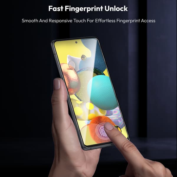 [LCS] 2-pack Samsung A51 Screen Protector - Tempered Glass | [Automatic Installation] - Bubble-free Samsung A51