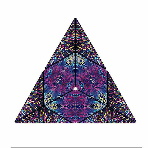 3D Föränderlig Magnetisk Magisk Kub Hand Flip Pussel Anti Stress Leksak Julklapp 1 4
