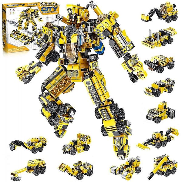 [LCS]Bygg et leketøy 25-i-1 ingeniør-transformatorrobot for barn