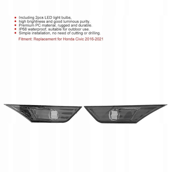 [LCS]Honda Civic 2016-2021 Dynamisk Sidemarkeringslys