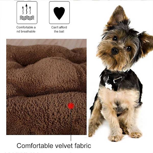 1 st Kennel Hundsäng Avtagbar Vikbar Katt Hus Varmt Mjukt Näste Fyra Säsonger Universal L