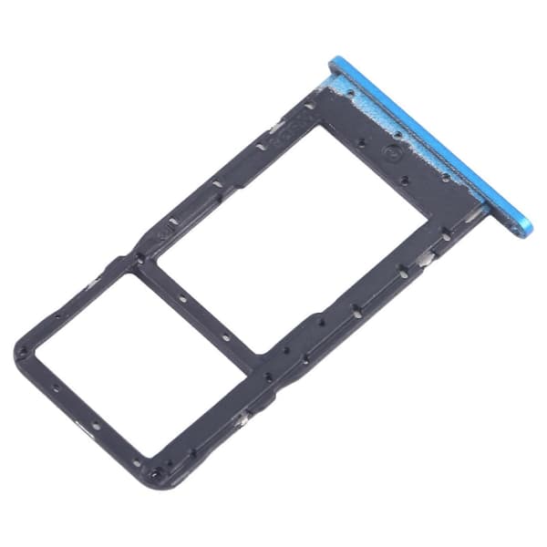 För Alcatel 1SE 2020 5030 SIM-kortfack + Micro SD-kortfack Blue