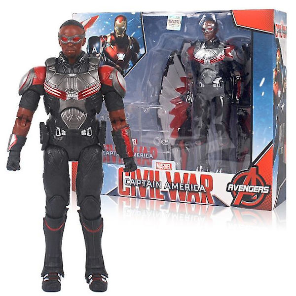 Film Superhjälte Karaktärer Rörlig Modell Fäste Version Samlarfigur falcon