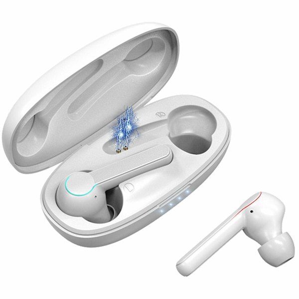Bluetooth-nappikuulokkeet White