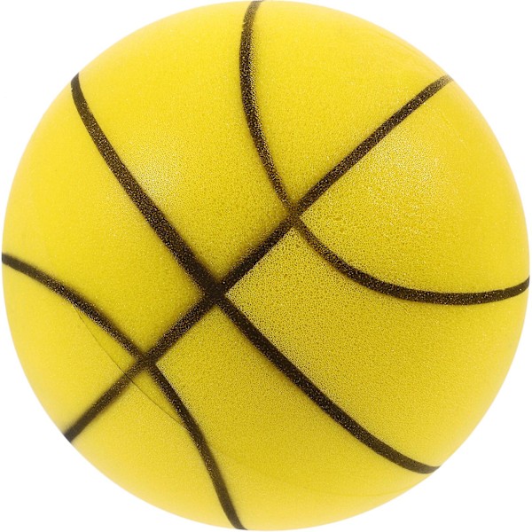 Tyst studsboll liten elastisk boll praktisk tyst elastisk boll lättviktig inomhusbasketboll (18.00X18.00X18.00CM, flerfärgad)