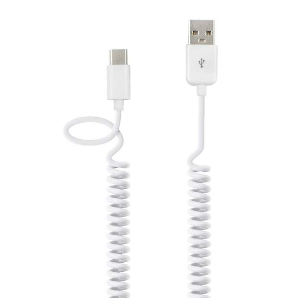 90 cm elastisk data USB-kabel fjernkontrollkontakt for Android-telefonledning for DJI Phantom 4/3 Inspire1 drone tilbehør White for android