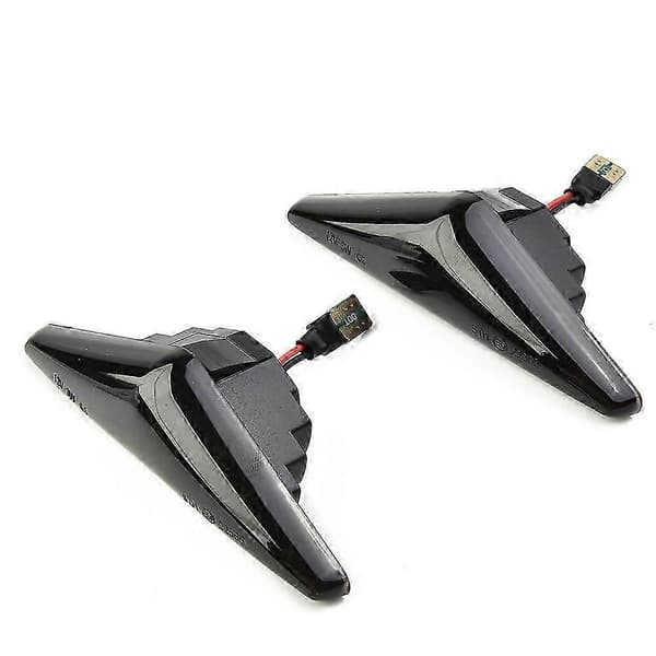 [LCS]Front Dynamisk Sideindikator LED Skal Sort Gul Til Ford Falcon Xt XR6 XR8 FG 2008-2014 Nyttigt Tilbehør