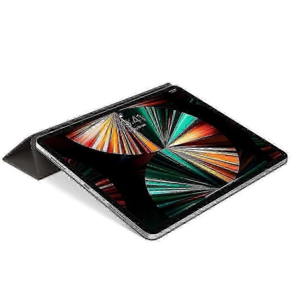 [LCS]Kompatibel med Apple iPad Pro 12.9 (3., 4., 5., 6. generation) Smart Folio Flip Cover - Sort