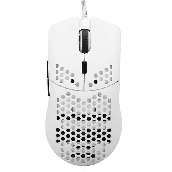 Mus RGB Kablet Gaming 6400DPI Honeycomb Hul Design Computertilbehør