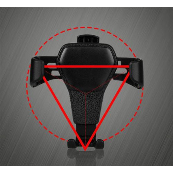 Gravity Bilholder til Smartphone Universal Adaptiv Ventilator (SORT