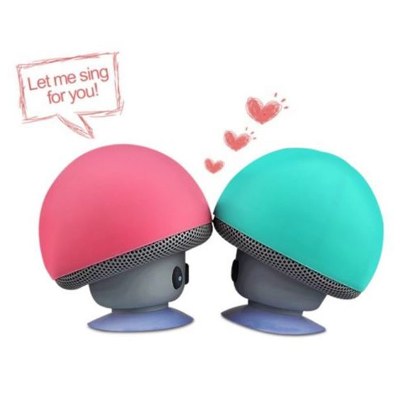 Mushroom Bluetooth-høyttaler for LG K3 Smartphone Sugekopp Spe
