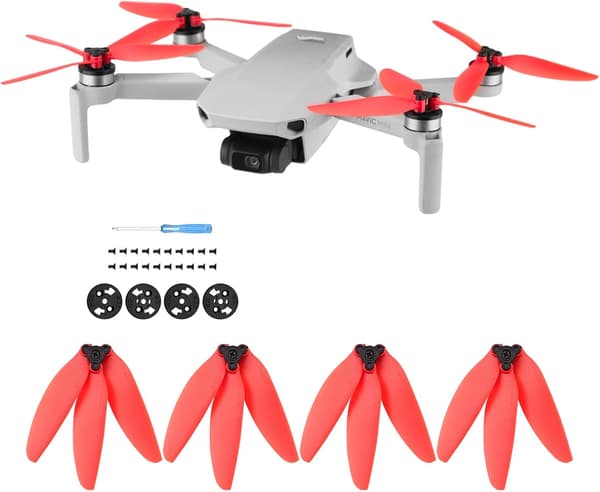 [LCS] 3-bladede propeller til DJI Mini 4K/Mini 2 SE/Mini 2/Mavic Mini/Mini SE - Lydløse og hurtige erstatningspropeller