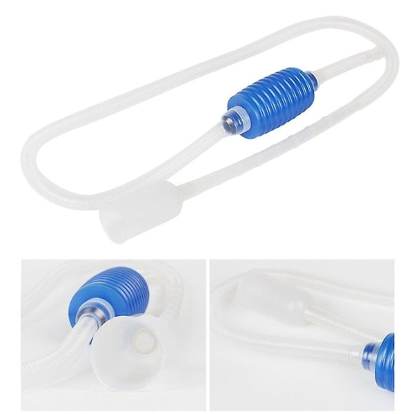 Akvariumsifon fisk tank sifon dammsugare pump halvautomatisk vattenbyte 170cm