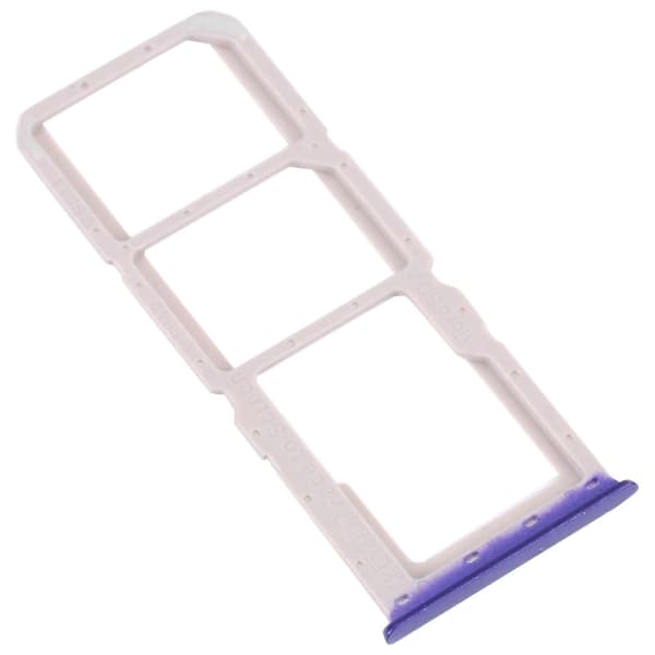 For OPPO A52 4G SIM-kortskuff + Micro SD-kortskuff Blue