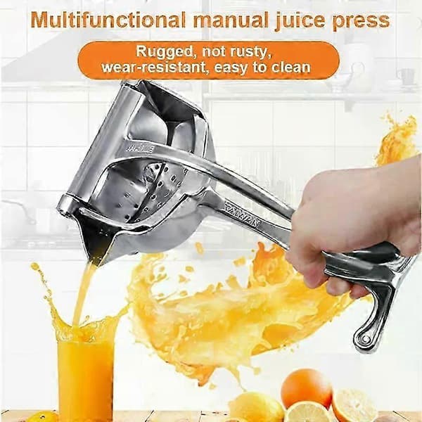 Manuell juicepress i aluminiumlegering Granatäpplejuicepress Tryck Citron Sockerrörsjuice Köksfruktsverktyg