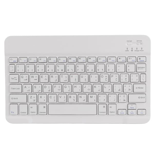 [LCS] Tastatur 10 tommer ultratyndt trådløst til Bluetooth Intelligence computertilbehør (arabisk) 0.3