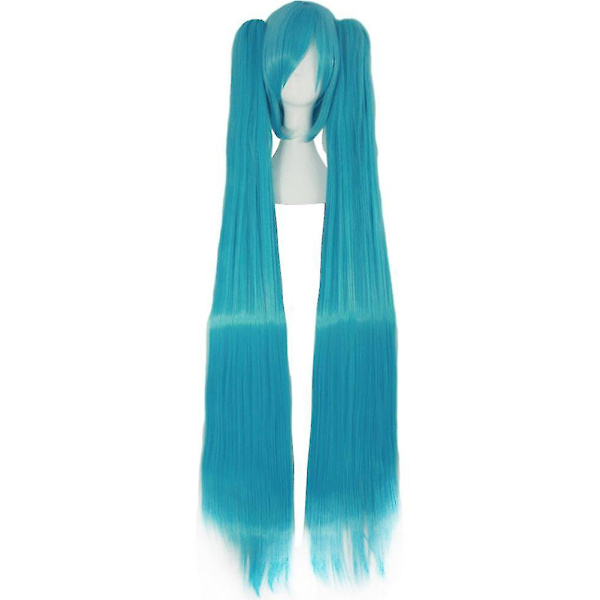 Cosplay Paryk Vocaloid Aqua Blå Hatsune Miku Hatsune Miku
