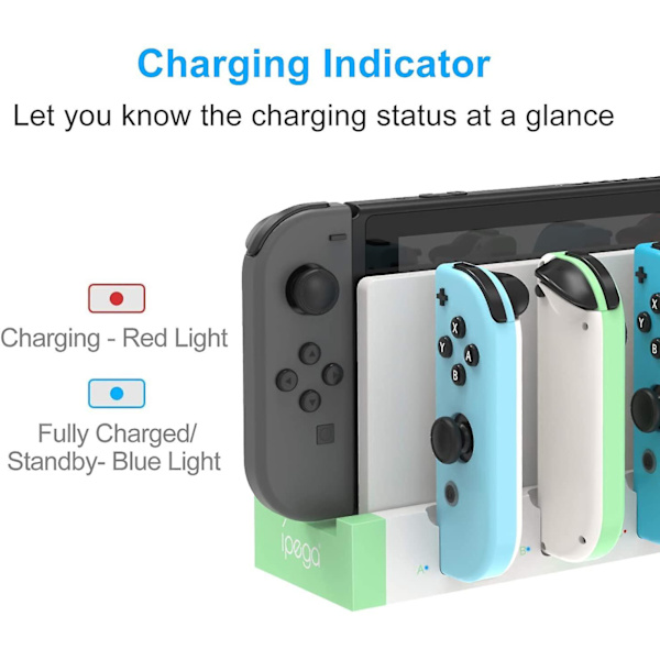 Switch Joy Con -ohjaimen lataustelakan jalusta