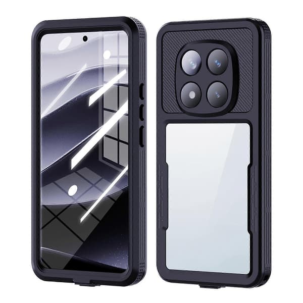 RedPepper Mars Series IP68 Vattentätt Mobilskal för Redmi Note 14 Pro 5G Black