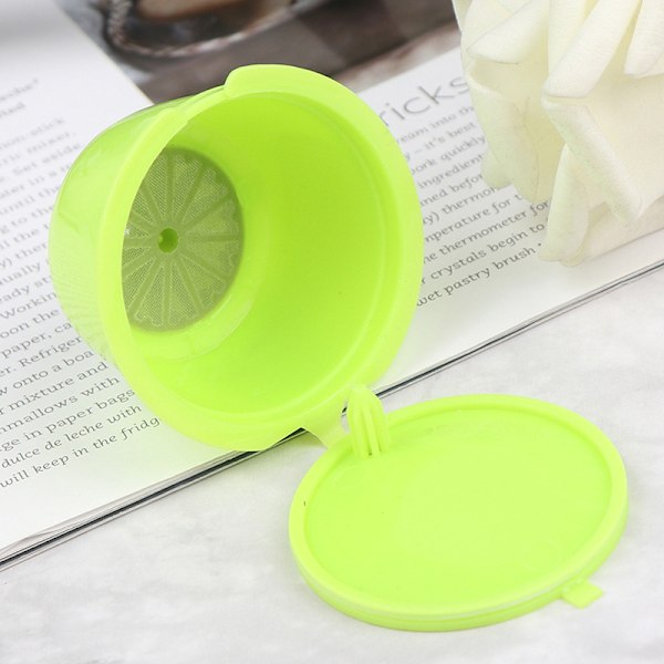 9 st återanvändbara kapslar koppfilter Kompatibla med Dolce Gusto h