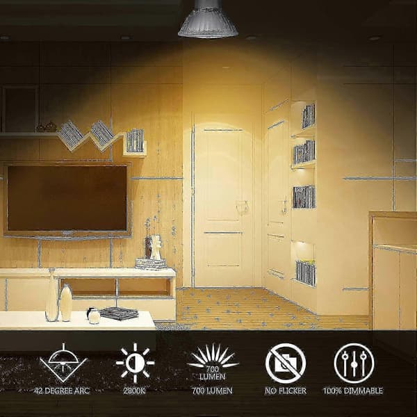 5 st GU10 35W halogen spotlightlampa dimbar, halogenreflektorlampor a [MI]