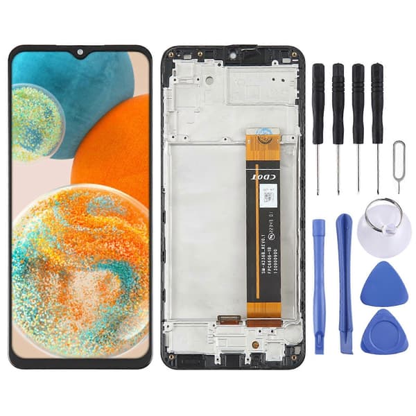 [LCS] För Samsung Galaxy A23 5G SM-A236 LCD-skärm Digitizer komplett montering med ram