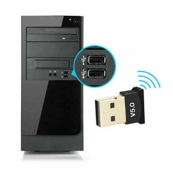 Uusi USB Bluetooth 5.0 & 4.0 langaton audio musiikki stereo adapterivastaanotin
